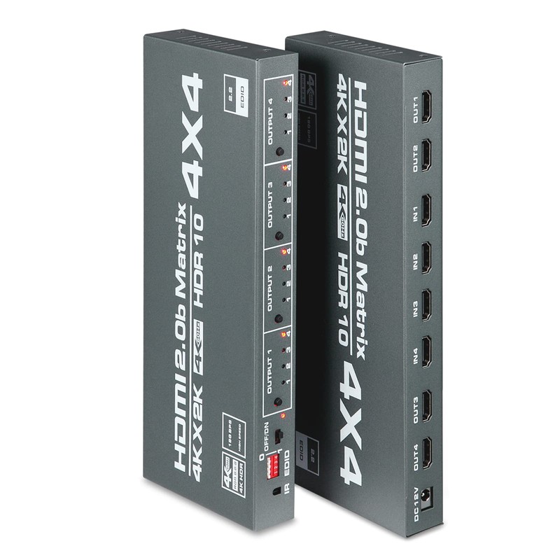 Swallow 4K HDMI 4 in 4 Out Matrix HDMI 2.0