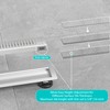 36 inch Linear Shower Drain with Square Hole Pattern Grate