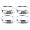 Set of 4 New 2.25" Chrome Aftermarket Wheel Hub Center