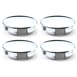 Set of 4 New 2.25" Chrome Aftermarket Wheel Hub Center Caps Replacements for 1999-2004 Chrysler 300M 1999-2001 Chrysler LHS