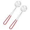 2 Pcs Hot Pot Strainer Spoon Stainless Steel Slotted Spoon