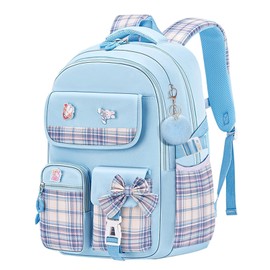 kistou Girls Backpack Kids Backpack for Girls School Kawaii Bookbag Book Bag for Elementary Primary School