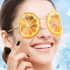 Beavorty 3pcs Ice Bags Lemon Gel Cold Eye Compress Reusable