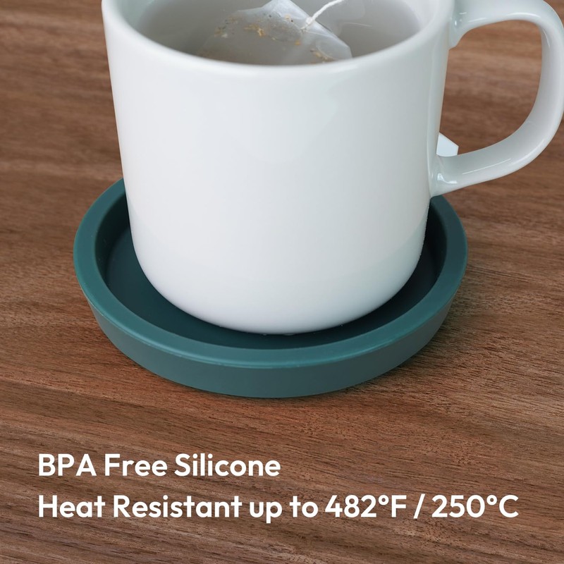 Carrotez Thick Silicone Coasters for Drinks, Round Bulky Cup Coasters
