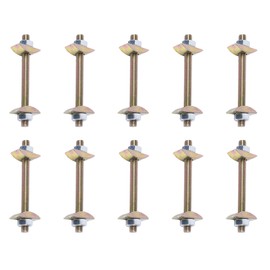 30 Pieces Worktop Connectors M8 x 50/80/110mm Countertop Block Connectors Table Fixings Butcher Block Furniture Fixing Connector Set for Connecting Table Bed Butcher