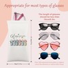 BAYOGITA Inspirational Christian Glasses Case - Bible Verse Soft Glasses