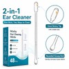 2-in-1 Sticky Ear Wax Remover, Dual-Ended Ear Cleaning Stick with