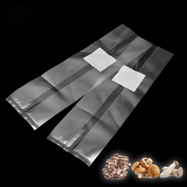 EgBert 10Pcs 250x500x 0.05mm PVC Mushroom Spawn Grow Bag Substrate High Temperature Pre Sealable Garden Supplies
