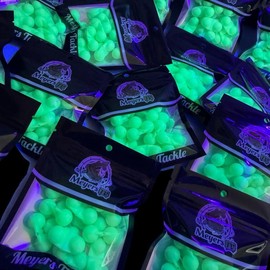 Kat Whispers: Glow In The Dark Catfishing Rattles - Fishing accessory’s bait and - Quantity: 20