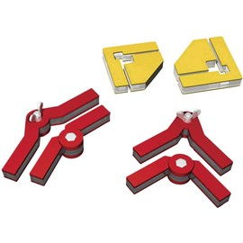 Proses PPR-SS-05 magnetische Bastelhilfe zum einfachen Verkleben von Modellbausätzen Snap&Glue Rechtwinkel und Frei einstellbarer Winkel