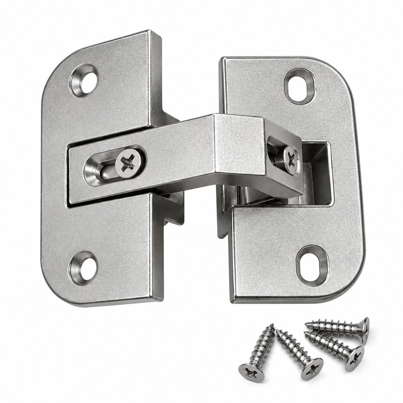 Zinc Alloy Furniture Hinge for Cabinet Doors – Detachable Flip
