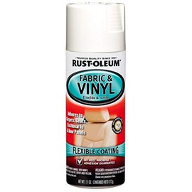 Rust-Oleum 248922 Automotive Enamel Fabric & Vinyl Spray Paint, 11 Oz, Gloss White