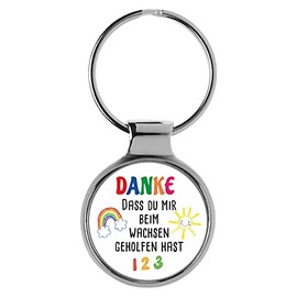 KIESENBERG A-90405 Keyring Gift Nursery Teacher Teacher Thank You Farewell, silver