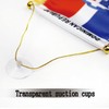 Dominica Hanging Flag with Suction Cup 4x6 Inch - Double