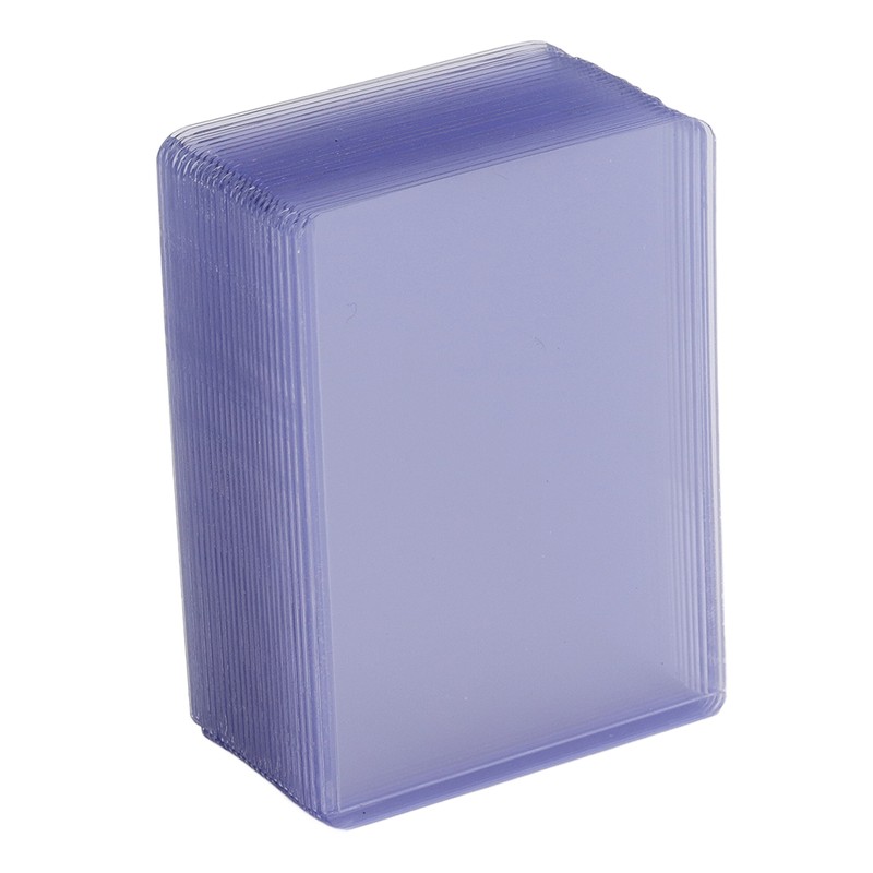 100pcs Regular Top Loaders Transparent Card Sleeves Collectible Card Top
