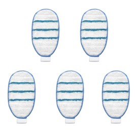 Zealing 5pcs Microfibre Replacement Cleaning Pad for Black & Decker Steam Mop FSM1610 1630 CL30 4MM15