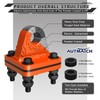 AUTMATCH D Ring Shackle Mount with Backer Plate (2 Pack)