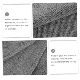 KOMBIUDA 2pcs Microfiber Gym Towels Absorbent Quick Dry Comfortable Workout Towels Hiking Camping Sports Skin-Friendly Material