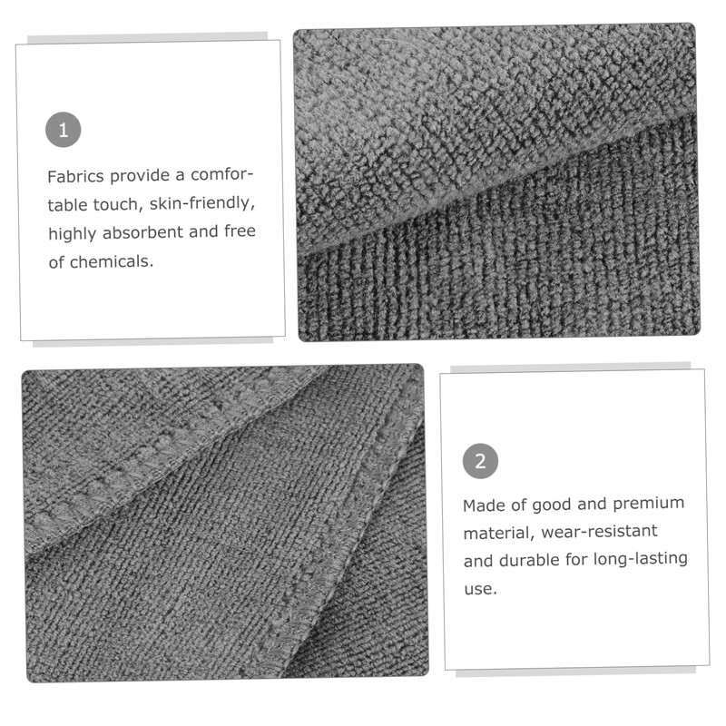 KOMBIUDA 2pcs Microfiber Gym Towels Absorbent Quick Dry Comfortable Workout