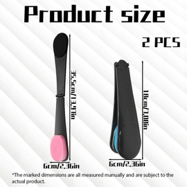 Lotion Applicator for Back, 2 Pcs Foldable Back Cream Applicator for Moisturizing, Blue and Pink, Travel-Friendly Design, Reusable & Washable Back Lotion Applicator for Adults & Elderly