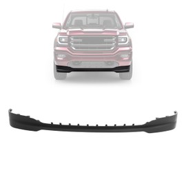 KUAFU Front Lower Bumper Valance Panel Compatible with 2016-2019 GMC Sierra 1500 Replacement For 23381985 GM1092251 Air Dam Deflector Black Plastic