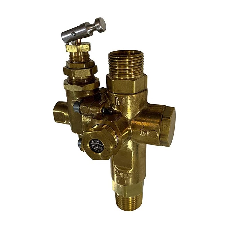 5/8" Compression Top Inlet X 1/2" MNPT Outlet, Combo Pilot