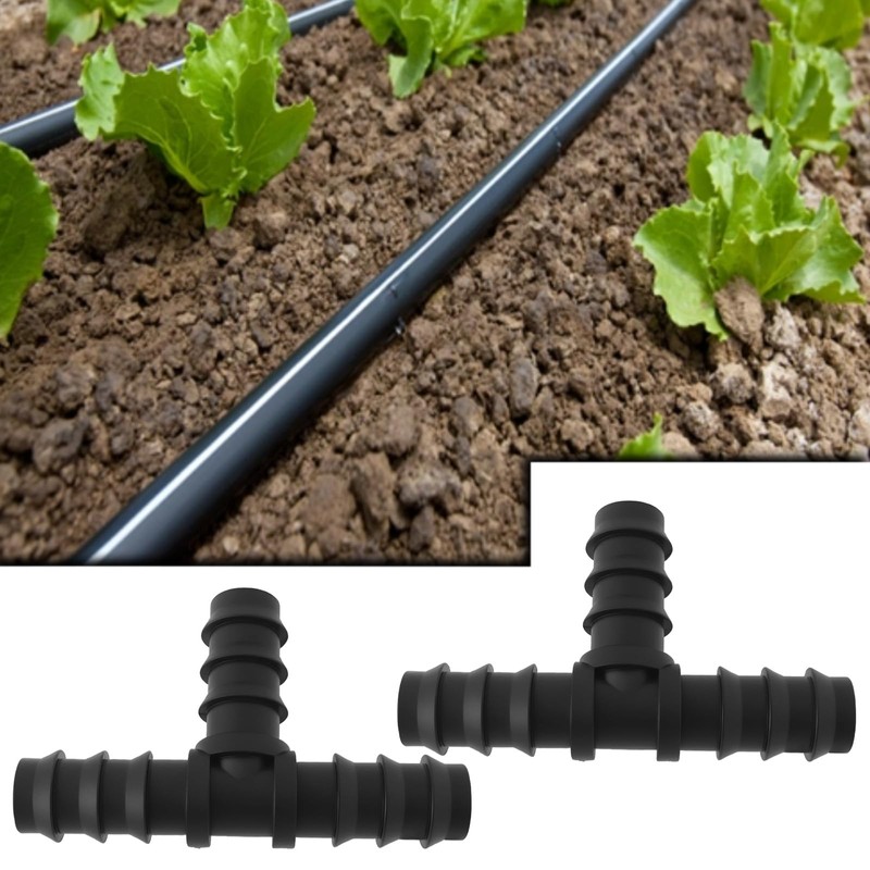 Briny River 4pcs Tee Hose Joiner Pipe Hose Pipe T-Shaped