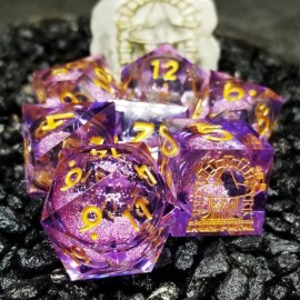 Sage's Spirits - Arcane Spirits Liquid Core Sharp Edge Resin Dice Set