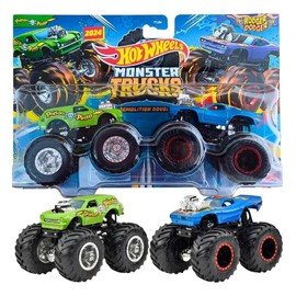 Hot Wheels Monster Trucks 1:64 Strong Twin Cars POISON PINTO - RODGER DODGER FYJ64-HWN70