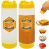 HiveSweet Honey Jar 18 Oz Honey Dispenser No Drip For