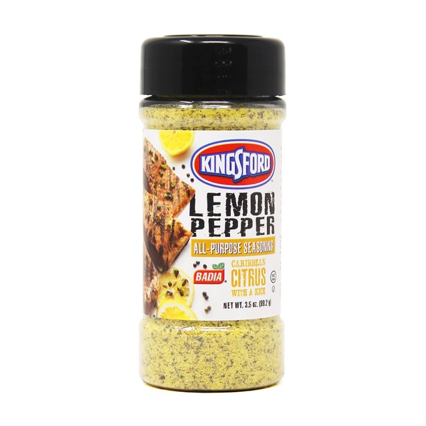 Kingsford Badia Lemon Pepper All-Purpose Seasoning, 3.5 oz