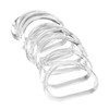 Hopbucan 10 Pieces Transparent D Shape Hand Bag Money Evil