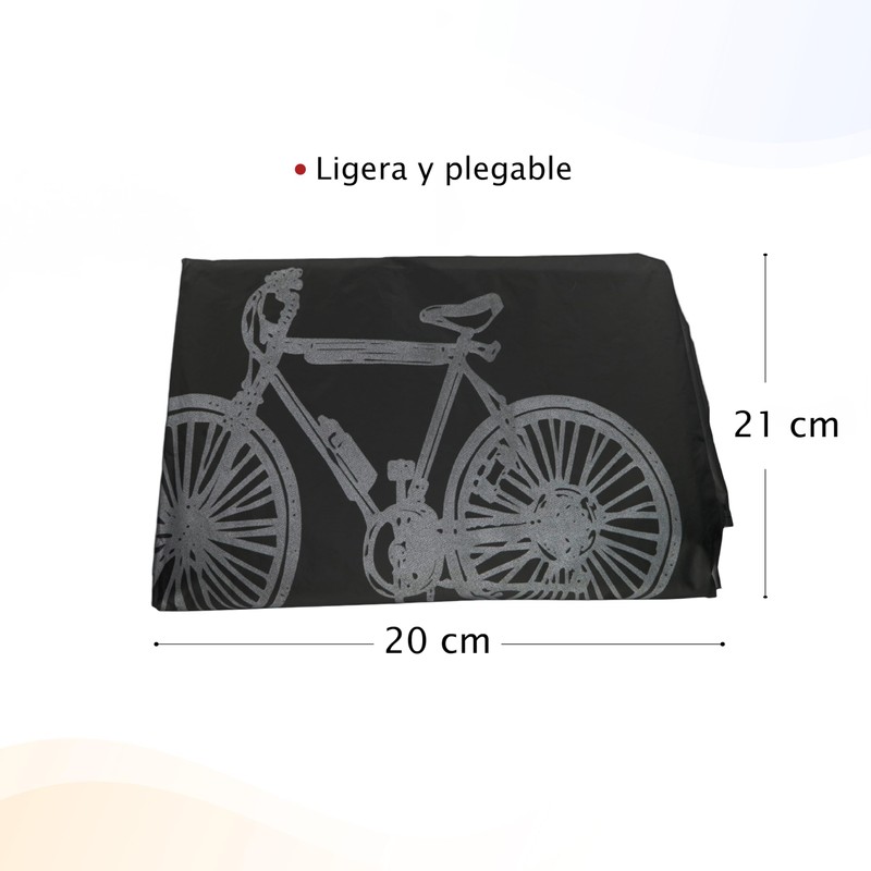 Fntech Funda Protectora Impermeable para Bicicleta (Negro)