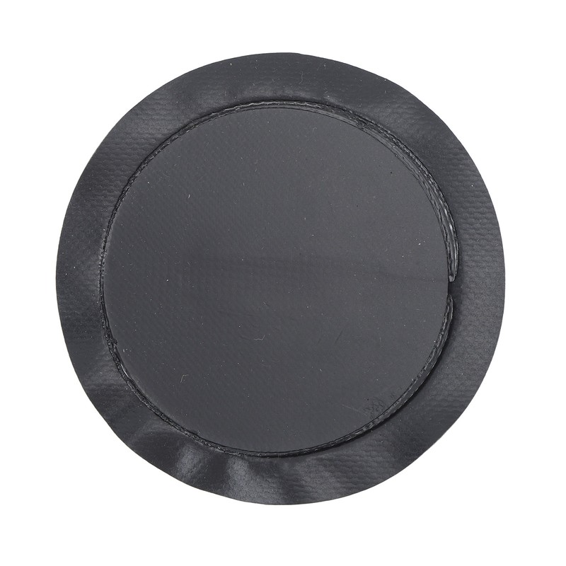 4PCS D Ring Patch PVC Round Shape Strong Stainless Steel