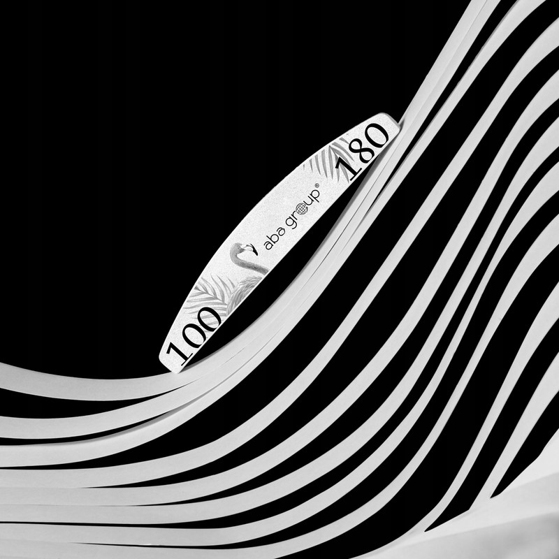 Aba Group Pack of 50 Professional Nail Files Half Moon