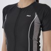 Fila 3132036 Women's Tankini Set, Short Sleeve, Full Zip Tankini