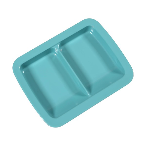 EZ Assistive Adaptive divided Plates with Extra Wall,Spill-proof plate for