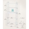 SONGMICS Over The Toilet Storage, 3-Tier Over Toilet Bathroom Organizer