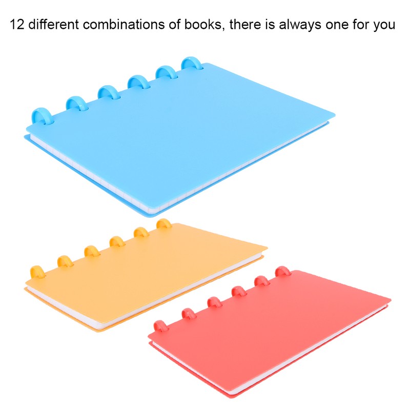 A5 Mushroom Hole Binder Refillable Writing Paper Notebook Office School