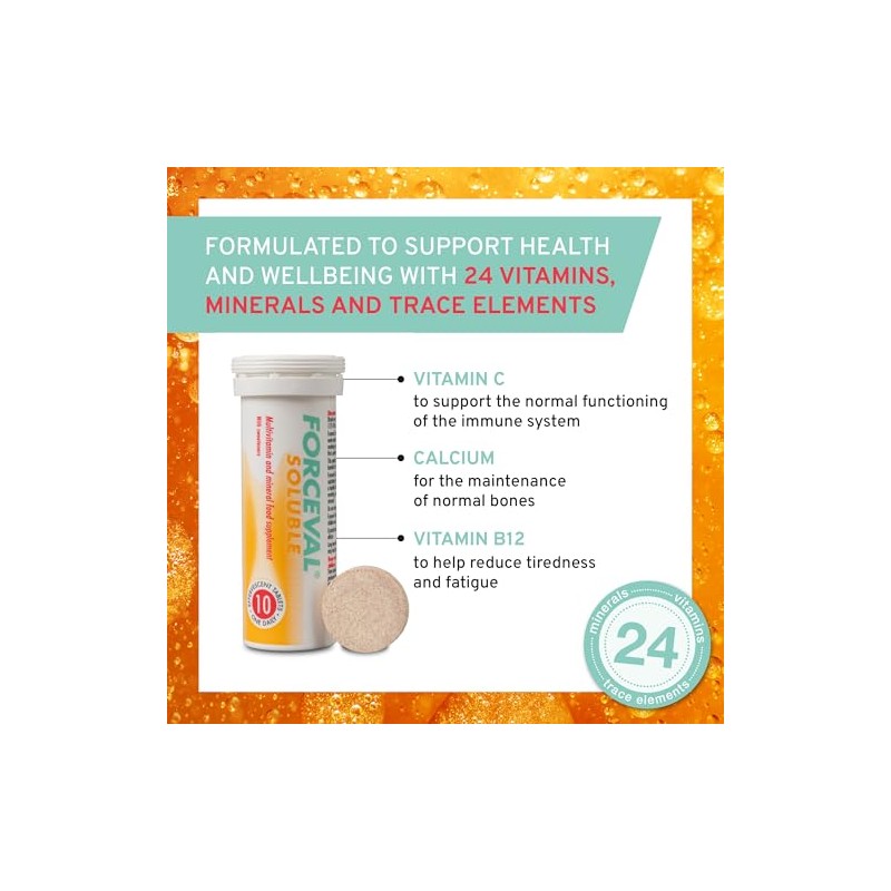 Effervescent Multivitamin Tablets, Pack of 30