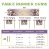Croar He is Risen Easter Purple Christian Table Runner, Religious