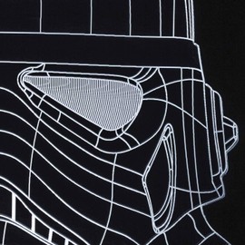 Thumbs Up Original Stormtrooper Wireframe Light