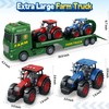 SpringFlower Toddler Boy Truck Toys, 25" Large Farm Vehicles with