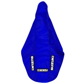 Cubierta de asiento con pinza para Suzuki Rm 125 250 1996-2000 logotipo azul #74