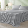 Anluoer Light Grey Queen Comforter Set 7 Pieces, Bed in