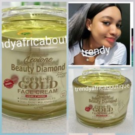 Luxe Levione BEAUTY diamond Glow Paris Whitening Gold Face Cream Spf45 👌50g X 1 Jar