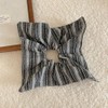 2 Pcs Large Rustic Lattice Scrunchies for Hair Bun, Large