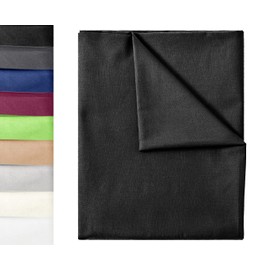 Green Mark Textilien Classic Bed Sheet/Fitted Sheet, Canvas Cloth Towel 100% Cotton without Elastic Band in Many Sizes and Colours