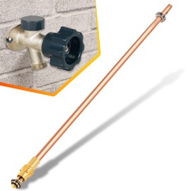 123-0095 Stem Assembly Replacement for 12" 500 Series Mansfield Style Full-turn Hydrants 12-inch Sillcock ASFP, 16-inch Overall Length