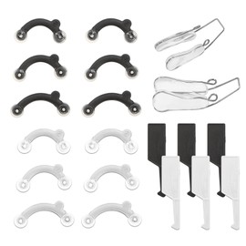 7 Pairs Nose Shaper Nose Lifter Noses Clips, Invisible Painless Noses Lift Insert Correction Beauty Tool Set, (Black + White, Transparent Double Head + Single Head)